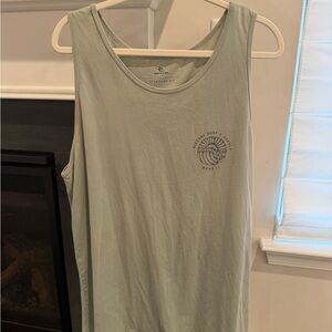 Rip Curl Light Sage Green Graphic Tank